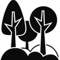 Icon drei Bäume
